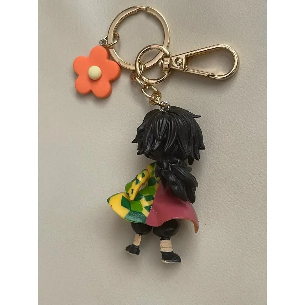 Very Beautiful Demon Slayer Key chain Great Details Purse Hang Tags